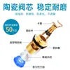 Válvula de Ángulo para Uso Doméstico, Válvula de Ángulo Completamente de Cobre para Inodoro y Calentador de Agua, Válvula de Bola de Flujo Grande, Válvula de Triángulo Universal Simple Engrosada