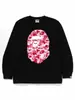 Suministro Transfronterizo y Comercio Exterior Mayorista Marca de Moda Camiseta de Manga Larga Cabeza de Mono Camiseta Base Pesada Tiburón 1
