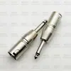 Adaptador Macho de 6.5mm a Macho XLR, Doble Núcleo de 6.35mm Macho a Conector Macho/Hembra XLR, Convertidor XLR a 6.35mm