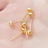 Pin de Oreja de Acero Inoxidable Bola Pendientes Distintivos Joyería para Orejas diy Material Hecho a Mano con Adornos Colgantes Accesorios para Pendientes Venta al por Mayor