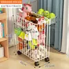 Estante de Armazenamento de Brinquedos para Bebês e Crianças de Chão Removível Estante de Armazenamento Doméstico Estante de Brinquedos Simples Classificação e Organização Armazenamento