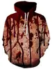 2024 Transfronterizo Nuevo Sudadera con Capucha de Disfraz de Escenario para Fiesta de Halloween con Impresión Digital 3D