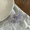Super hada romántico clip de mariposa temperamento francés clip para el pelo de acetato clip trasero pasador accesorios para el cabello tocado para mujeres primavera y verano