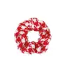 Ambiente de Año Nuevo 2025 Scrunchie de Felpa Roja Otoño e Invierno Aclarador Goma para el Cabello Accesorios para Moño Femenino