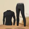 Mallas de secado rápido traje deportivo para correr para hombre manga larga fitness baloncesto alta elasticidad traje de entrenamiento leggings otoño absorción de sudor