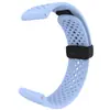 Adequado para Relógio Samsung/Huawei/Xiaomi Malha Respirável Dobrável Fivela Magnética Pulseira de Silicone 20/22mm