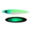 Señuelo jig de fundición para costa transfronterizo 20g 30g 40g para caballa y pez azul, señuelo jig de jigging lento y recogida rápida, señuelo luminoso al por mayor