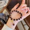 Pulsera retro personalizada moderna de lujo ligero elegante Ojo de Tigre Maillard pulsera con carácter fu regalo de cumpleaños para amigas pulsera