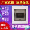 Fabricantes de cajas de retorno venden caja pequeña vacía PZ30 2-4 caja de iluminación de panel plano de plástico con fondo de hierro