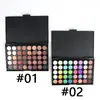 Paleta de sombras para olhos com 40 cores, acabamento matte perolado, para uma maquiagem vibrante e colorida em tons terrosos.