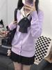 Nuevo suéter jk 2024 abrigo cárdigan primavera y otoño estilo universitario japonés escuela para uniforme manga larga top de punto mujeres