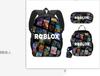 Mochila Escolar Roblox para Estudiante Transfronterizo Mochila para Estudiante de Primaria Mochila de Moda Juego de Tres Piezas Venta al por Mayor