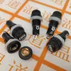 Portafusibles 5X20 5*20 negro Portafusibles de seguridad Tubo de seguridad para fusibles Plano Canal Luowen