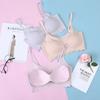 Segunda generación de ropa interior sin costuras para mujer, tirante, espalda descubierta, soporte para el pecho, push up, a prueba de impactos, chaleco deportivo para dormir sin costuras para mujer