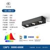 Downlight led cuadrado ultrafino de superficie antideslumbrante lámpara principal sin cabezal sala de estar un cabezal doble cabezal tres cabezales lámpara de cubo empotrada en techo lámpara de vesícula biliar