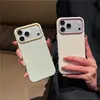 Funda para teléfono de crema de pudín de dopamina, adecuada para Apple 18 Pro, con agujeros grandes, resistente a caídas, carcasa blanda, estilo coreano y moderna