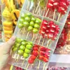 Nuevos Divertidos Caramelos de Espino Sabor Leche Frutas Snacks Pinzas para el Cabello de Niña Pinzas Laterales para el Cabello de Niña Originales