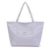 Moda Transfronteriza 2025 Versátil Sencillo Color Sólido Gran Capacidad Viaje Diario Estilo Casual Bolso Tote Estudiante Ocio Bolso de Hombro