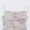Bestseller transfronterizo de AliExpress producto nuevo primavera 2026 elegante moda floral malla de seda vestido asimétrico 5039651