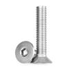 Tornillo de cabeza avellanada hexagonal de acero inoxidable 201, tornillo de cabeza plana, tornillo de copa plana M3M4M5M6M8M10