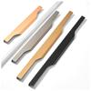 Los fabricantes de herrajes Youchi suministran manija de sellado de borde de pulgar, manija minimalista moderna para armario, ranurada, sin sellado de borde