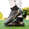 Zapatos de fútbol a bajo precio, venta al por mayor, clavos largos y cortos, venta directa de fábrica de entrenamiento infantil de Amazon, zapatos de fútbol deportivos para estudiantes.