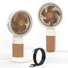 Ventilador Elétrico Portátil com Suporte para Celular de Mesa Pequeno Mini Recarregável com Ventilador Grande Silencioso