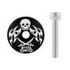 Cubierta de manillar de bicicleta MUQZI de aleación de aluminio, 28,6 mm, con tornillos