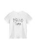 Camiseta Negra de Manga Corta con Cuello Redondo, Estilo Nuevo de Verano para Mujer, Sencilla con Estampado de Letras, Ropa Exterior Casual, Top Versátil para Mujer
