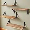 Prateleira de Armazenamento de Madeira de Parede, Prateleira de Armazenamento para Entrada da Sala de Estar, Prateleira de Armazenamento para Vasos e Livros, Prateleira de Armazenamento Rotativa