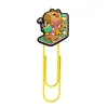 Clip de Papel Decorativo de PVC de Caricatura de Capibara Suministros de Oficina Marcapáginas Lindos Clips de Papel Creativos para Manualidades