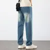 Nuevos Pantalones Casuales de Pierna Recta a Cuadros Marrón Degradado para Hombre, Modernos, Tendencia, Holgados, Combinan con Todo, Suaves