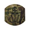 Suministro Transfronterizo para Clientes Marítimos Rana Calavera Luminosa Velcro Ventilador Militar Exterior Velcro Brazalete Rana Calavera Pegatina Reflectante para Bolsa