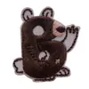 Adesivos de Tecido com Letras de Desenho Animado Roupas Infantis Sapatos e Chapéus Adesivos Bordados de Animais 26 Meias Inglesas Adesivos Decorativos Bordados