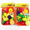 Bandeja de brinquedos para crianças Playhouse Bandeja de cortador de bolo de frutas Utensílios de cozinha Fogão de indução Ferramentas médicas