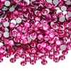 Rhinestones Redondos Planos Serie Roja al por Mayor para Uñas Artísticas DIY Accesorios de Rhinestone de Cristal
