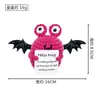 Venta Caliente Transfronteriza Lana Tejida a Crochet Fiesta de Halloween Regalo Sosteniendo Tarjeta Fantasma Decoración de Halloween Colgante de Halloween