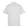 Camisa de Manga Corta a Cuadros Holgada para Hombre, Estilo Americano Moderno, Versátil Camisa Casual de Cuello Campana Estilo Japonés, Manga Media de Verano