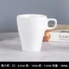 Caneca de Cerâmica Branca Simples com Logotipo Personalizável, Copo de Água Doméstico Simples, Xícara de Café, Copo de Leite, Copo de Presente