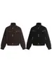 Chaqueta Nanxia con Diseño Inspirado en Estilo Americano Vintage Cleanfit, Aspecto de Gamuza Sintética con Estilo Relajado, Abrigo Corto para Parejas
