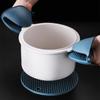 Conjunto de Quatro Peças de Tigelas e Pratos Domésticos Prontos de Fábrica, Luvas de Silicone, Pegadores de Prato Antiderrapantes, Multifuncional