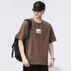 Camiseta de Manga Corta para Hombre 2026 Verano Delgada Moderna Versátil Casual Base Marca de Moda Ropa para Hombre Venta al por Mayor