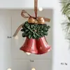 Novos Produtos Transfronteiriços Meias com Sino Tridimensional Cavalo Vermelho Pingente de Resina Enfeites de Árvore de Natal Decoração de Feriado Presentes