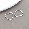 Pingente com Estrutura de Aço Inoxidável Recorte Geométrico Estrela Coração Pingente Pequeno Brincos DIY Chaveiro Acessórios de Joalheria