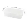 Caja de Almacenamiento para Lápices Gran Capacidad Transparente Caja de Almacenamiento para Papelería Portalápices Mina de Color Niños Pintura Crayón Caja de Almacenamiento de Escritorio