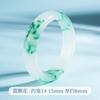 Pulsera de jade natural con flores flotantes, pulsera de jade de roca de cuarzo hielo, suministro directo de fábrica, venta al por mayor para mujeres