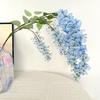 Flor de Glicina Abler Simulada Flor Falsa Colgante Flor Decorativa para Salón de Bodas Material de Flor Decorativa Colgante de Pared para Hotel Exterior Transfronterizo