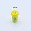 Resina color simulación mini taza de café taza de bebida aretes aretes llavero colgante accesorios para joyería DIY
