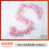 Simulación Ratán de Flor de Cerezo Colgante de Pared Ratán de Flor Artificial Conducto de Aire Acondicionado Interior Techo Decoración de Boda Planta de Vid de Plástico
