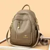 Mochila de Grande Capacidade Transfronteiriça Feminina 2024 Nova Moda Casual Mochila de Viagem Bolsa de Múmia para Exterior Mochila Escolar para Estudante